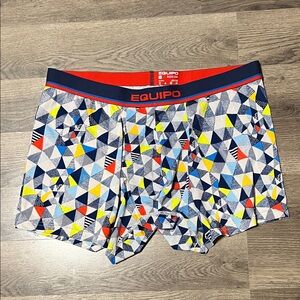 Men's Geometric Boxer Briefs - Multicolor